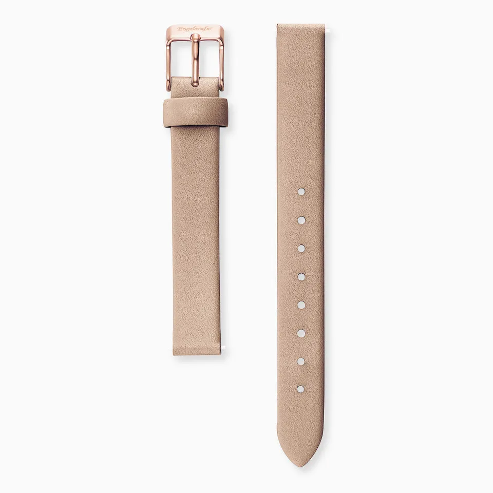 Engelsrufer curea ceas piele maro 14 mm rosé