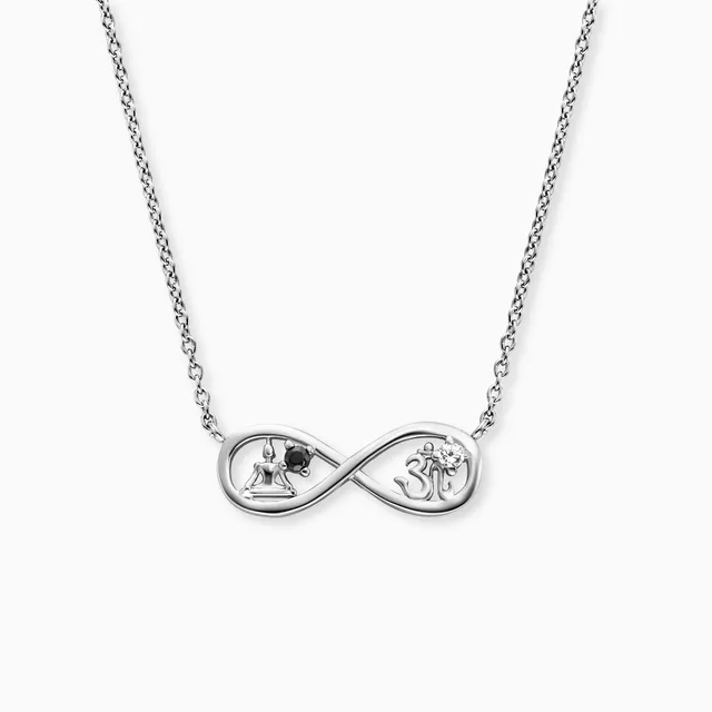 Engelsrufer Infinity colier argint 925 cu zirconia
