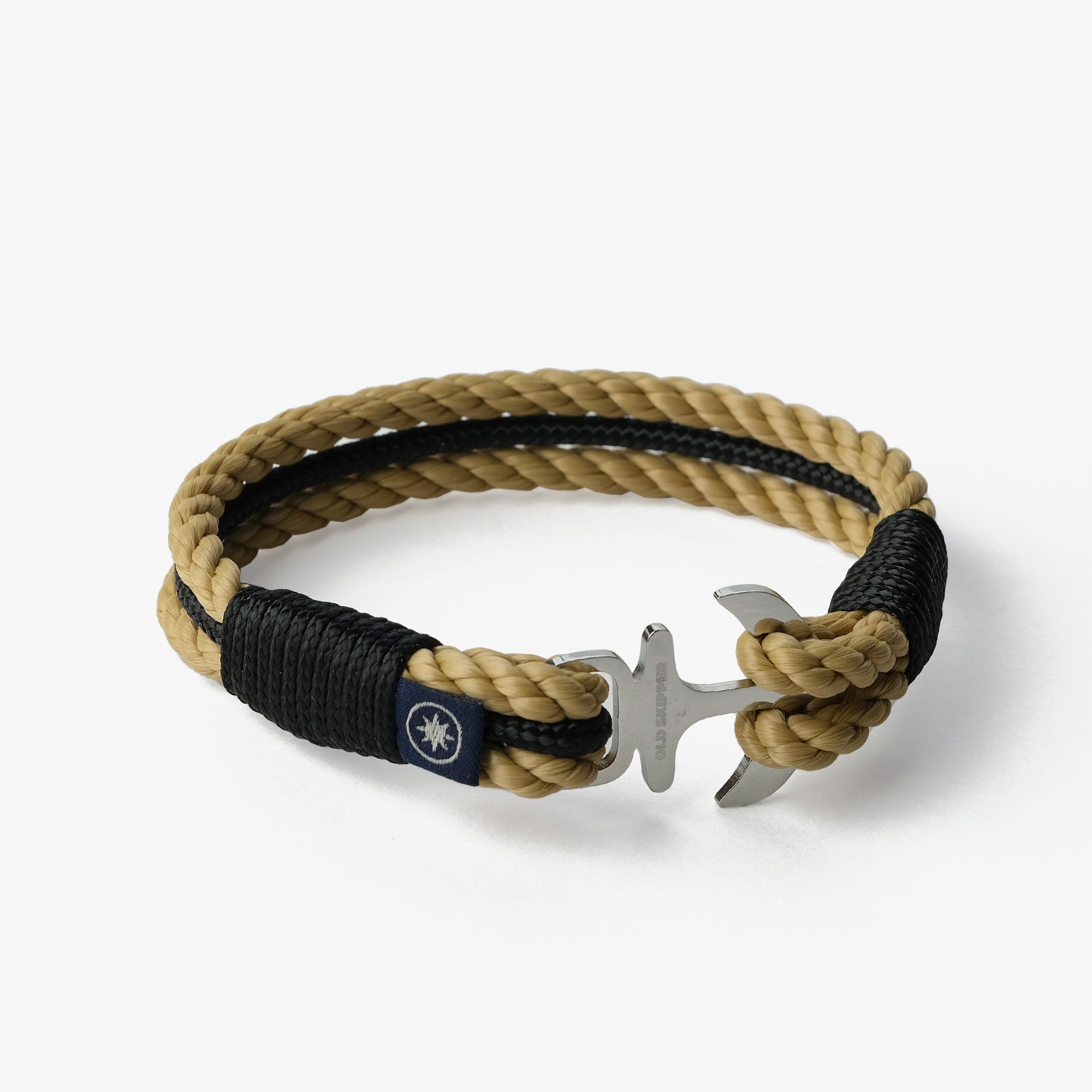 Old Skipper Sand Dunes Explorer brățară sfoară bej-negru