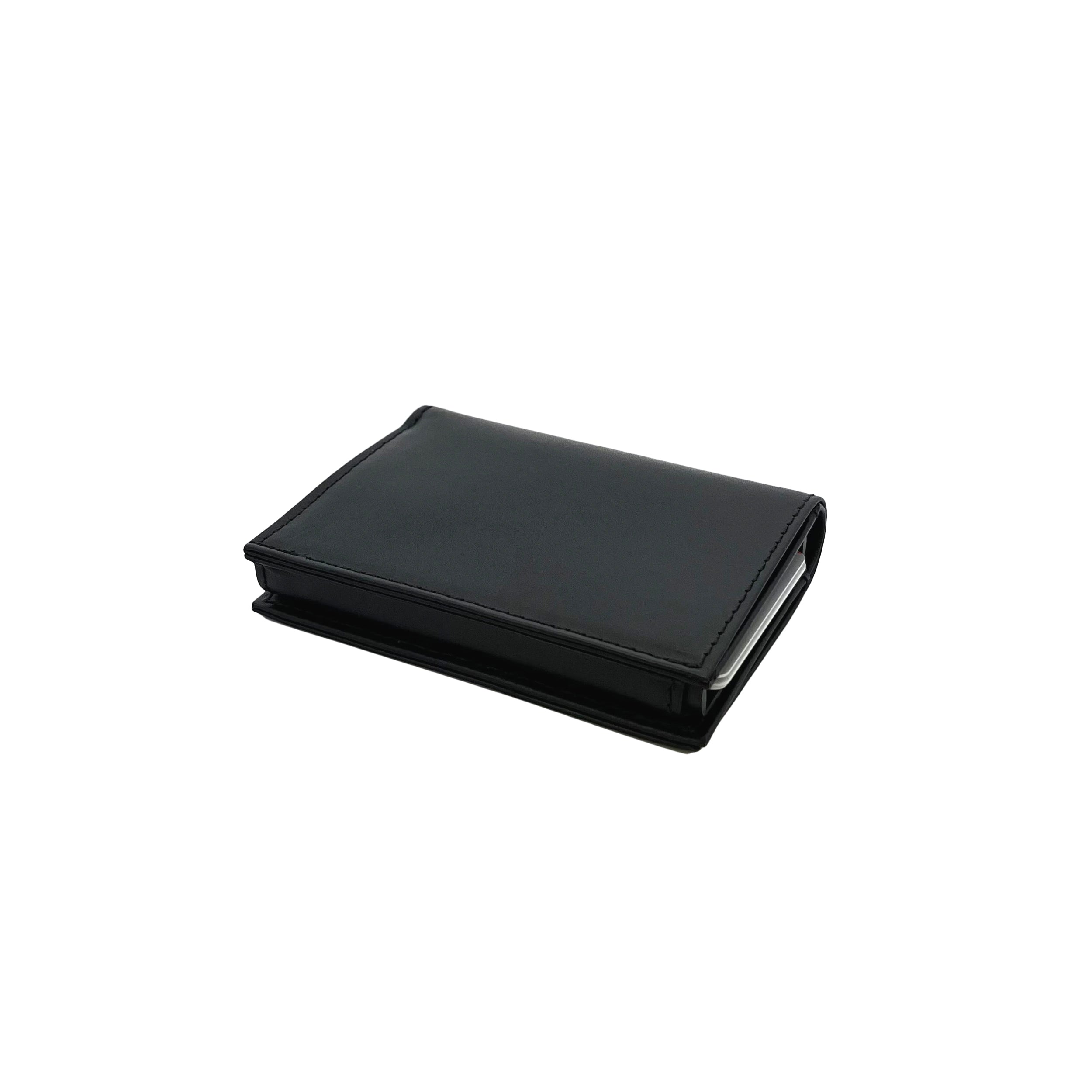 Frank 1967 Leather Card portofel piele negru pop-up