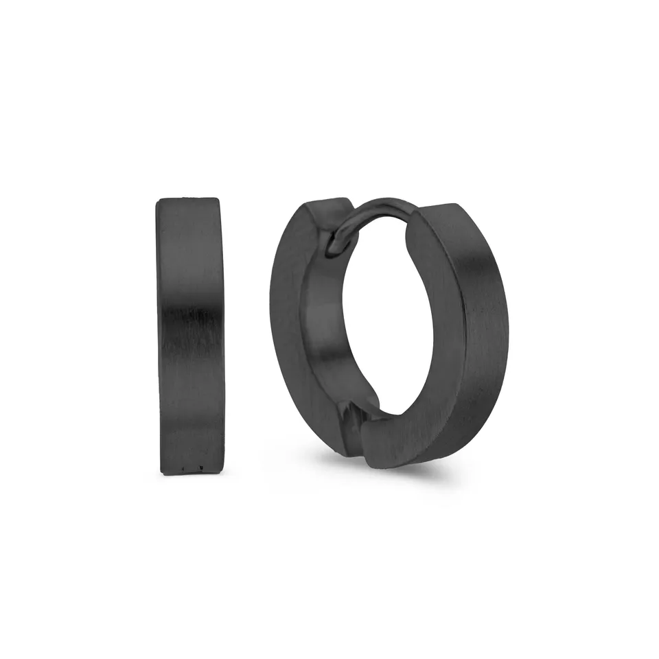 Frank 1967 Brushed cercei rotunzi oțel argintiu