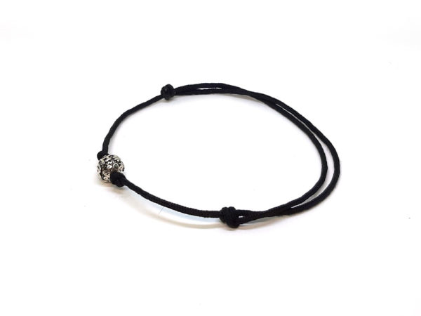DualStax Ohm brățară sfere 8 mm argint 925 reglabilă