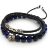 Dualstax Blue Lion set bratari barbati ochi tigru