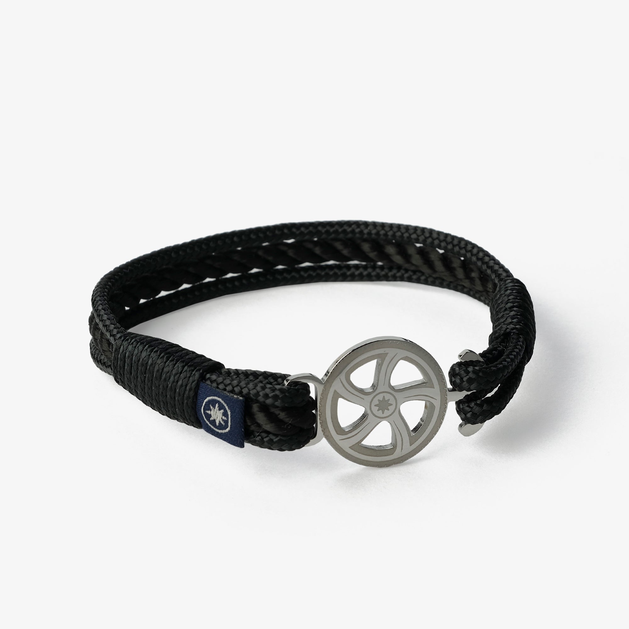 Old Skipper Midnight Onyx brățară șnur negru volan