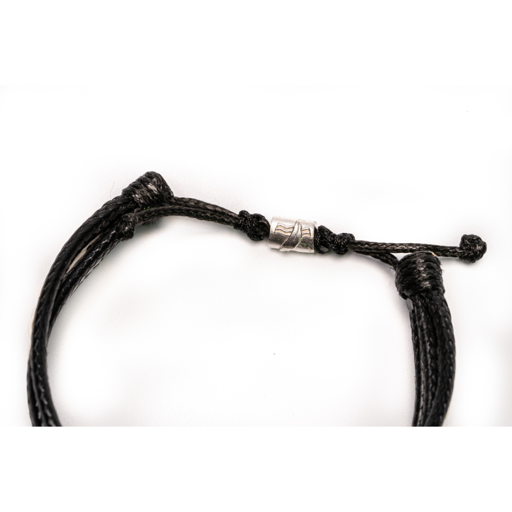 CrisFeather Black&White brățară piele unisex