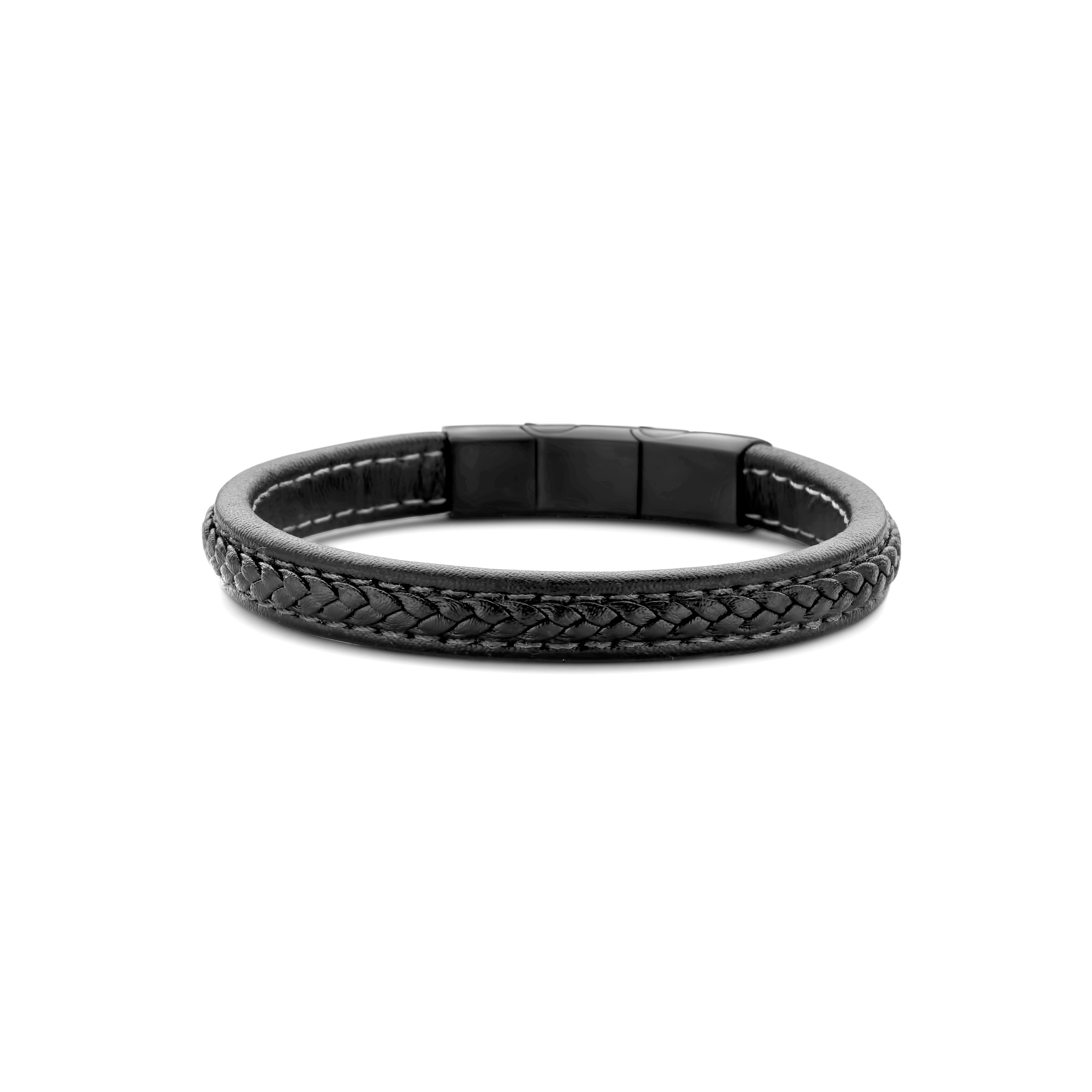 Frank 1967 Braided brățară piele albastră 20 cm