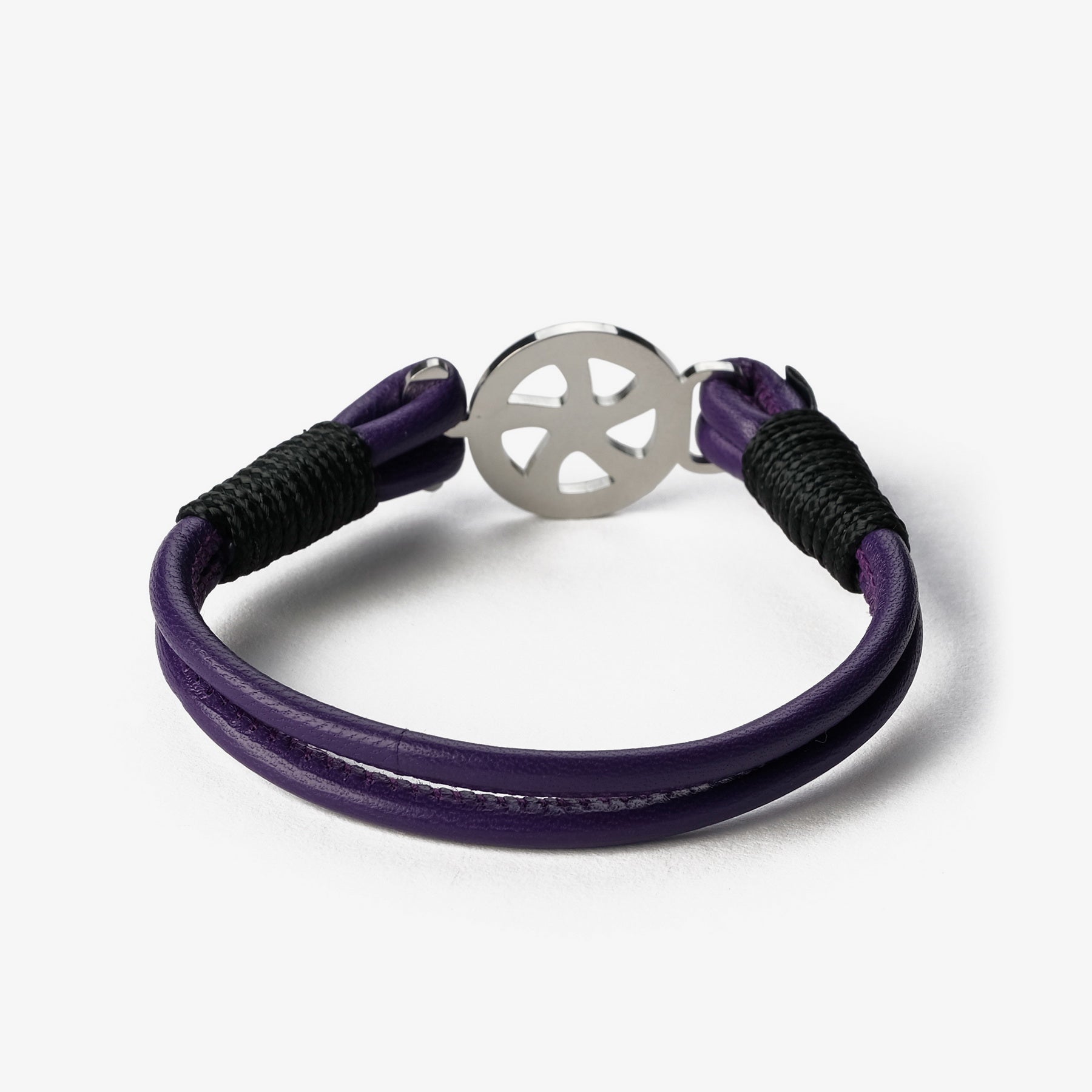 Bratara nappa Old Skipper Royal Amethyst mov ancora
