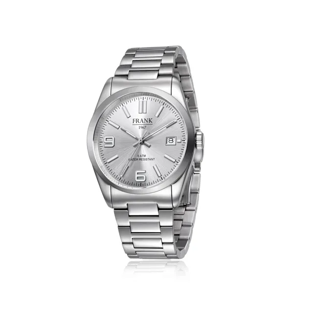 Frank 1967 Stainless Steel ceas oțel cadran verde 36mm