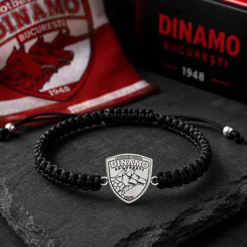 Margeluta.dincristal bratara Dinamo reglabila argint 925