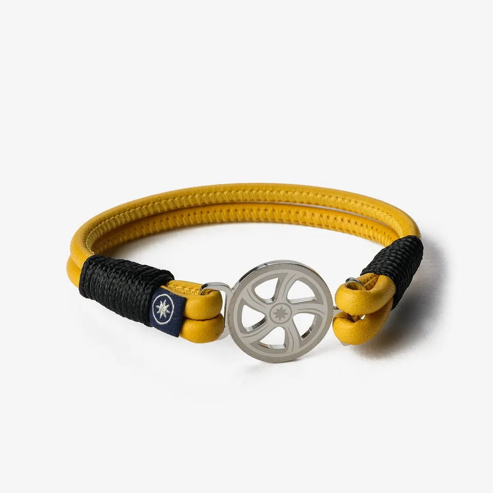 Old Skipper NPRSLB-949 brățară Wheel din piele nappa