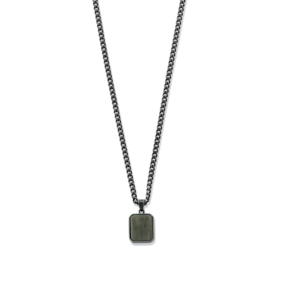 Frank 1967 Natural Stone Pendant colier piatra naturala