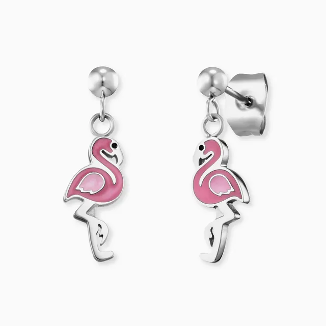 Engelsrufer Herzengel Flamingo cercei copii oțel