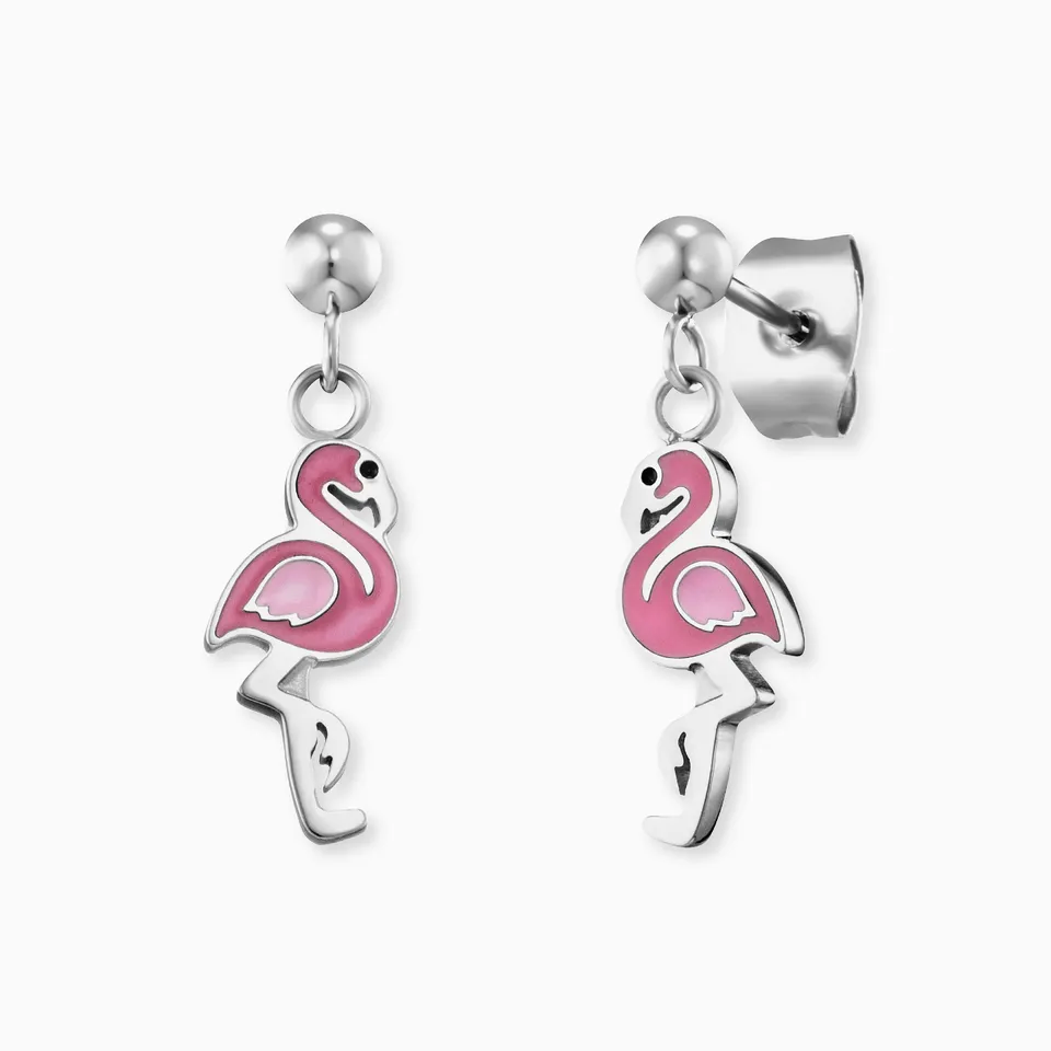 Engelsrufer Herzengel Flamingo cercei copii oțel