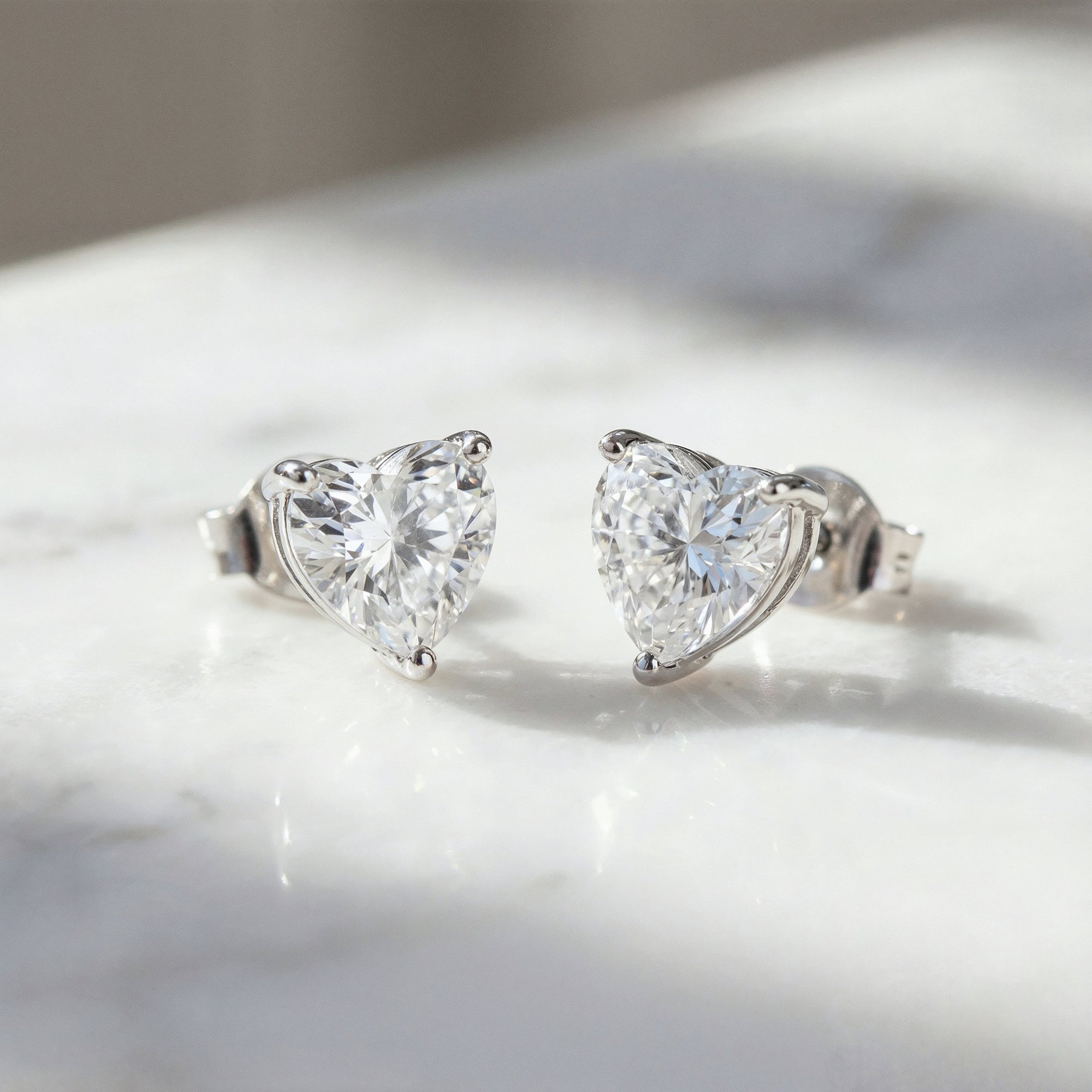 Engelsrufer Shiny Herz cercei argint cu zirconia