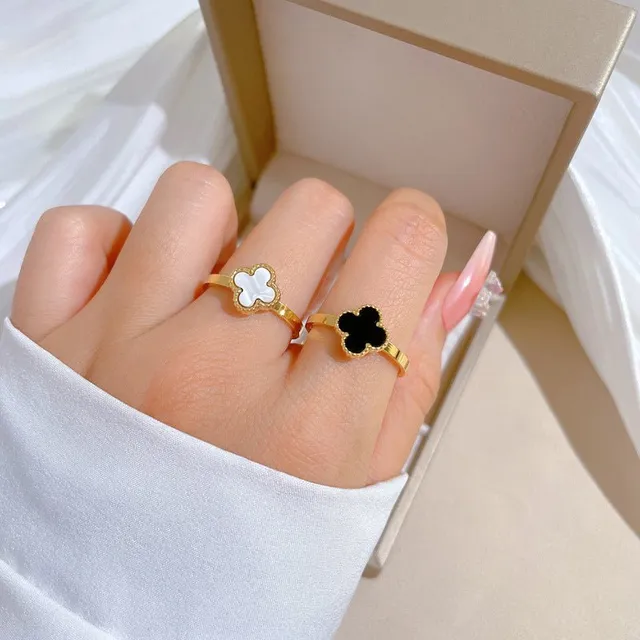 Rafini Flowers inel placat aur 18K mărimi 7-8