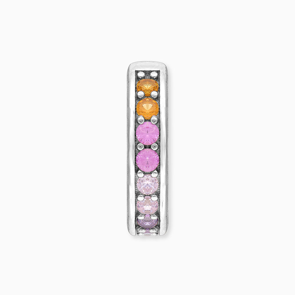 Engelsrufer Regenbogen creole argint zirconia multicolor