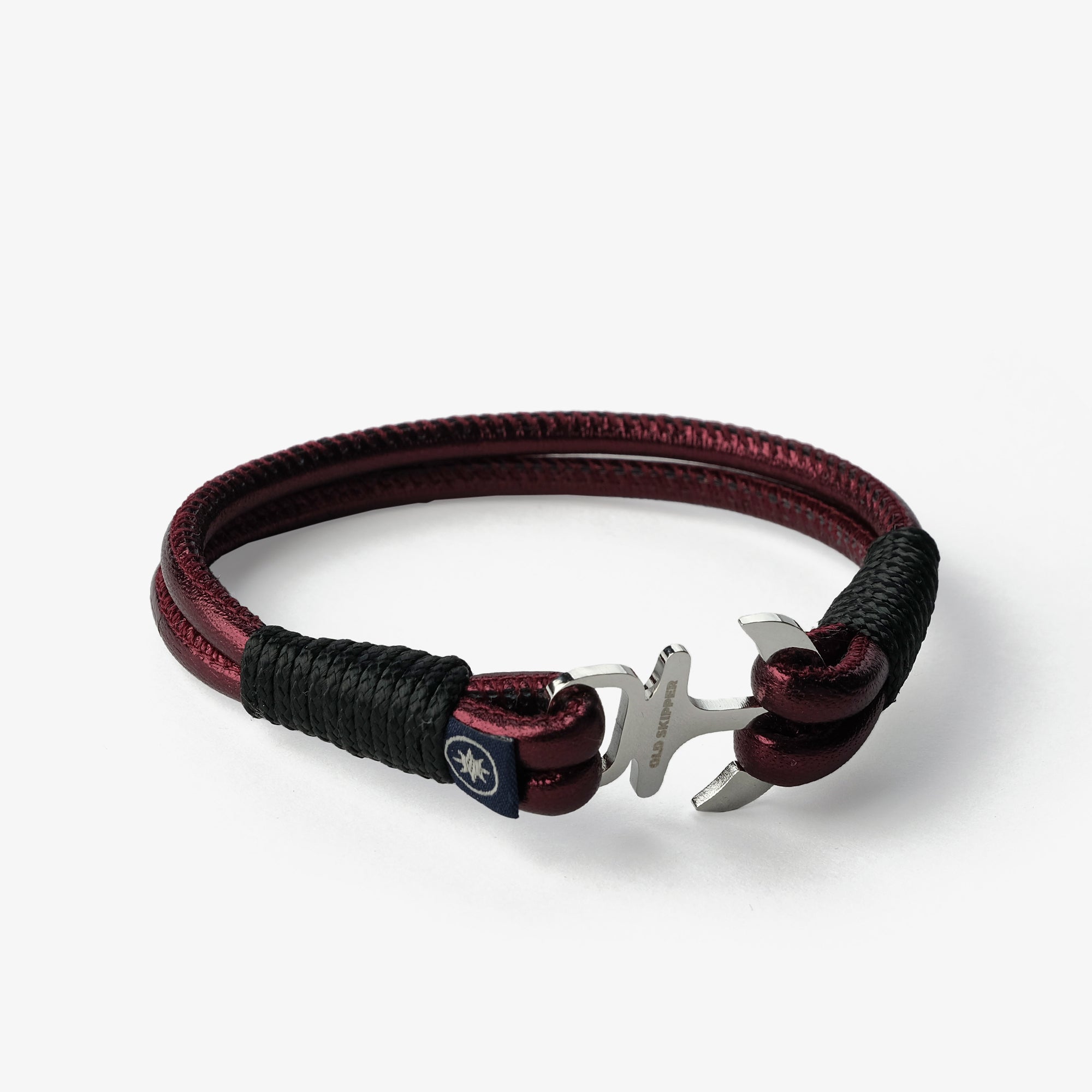 Old Skipper Crimson Tide bratara nappa visiniu stea