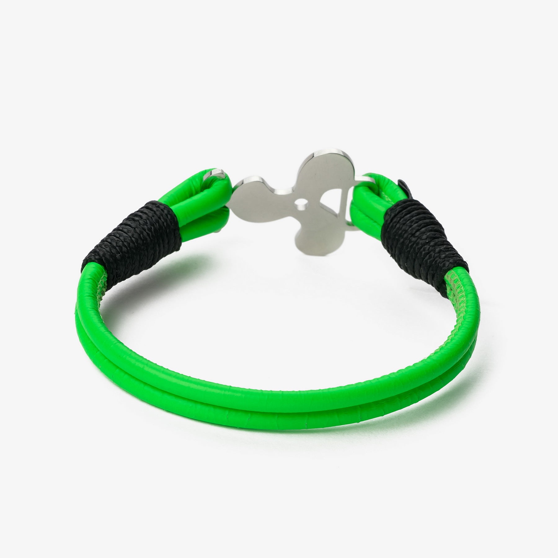 Old Skipper Neon Wave brățară nappa elice verde neon
