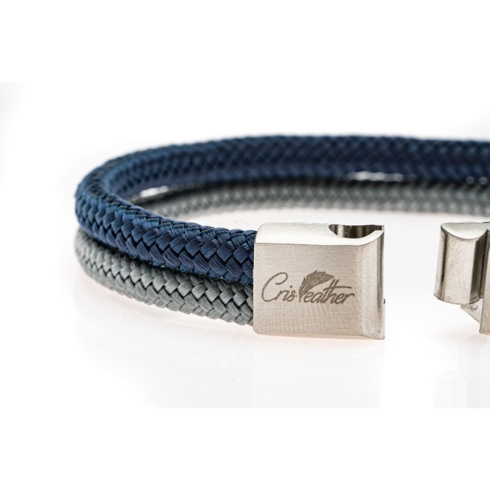 CrisFeather PowerSilver brățară magnetică gri