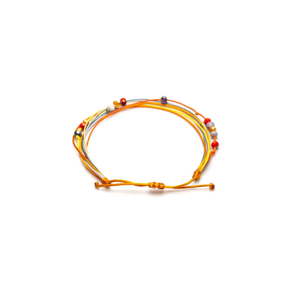 CrisFeather Orange Mix bratara waterproof portocalie