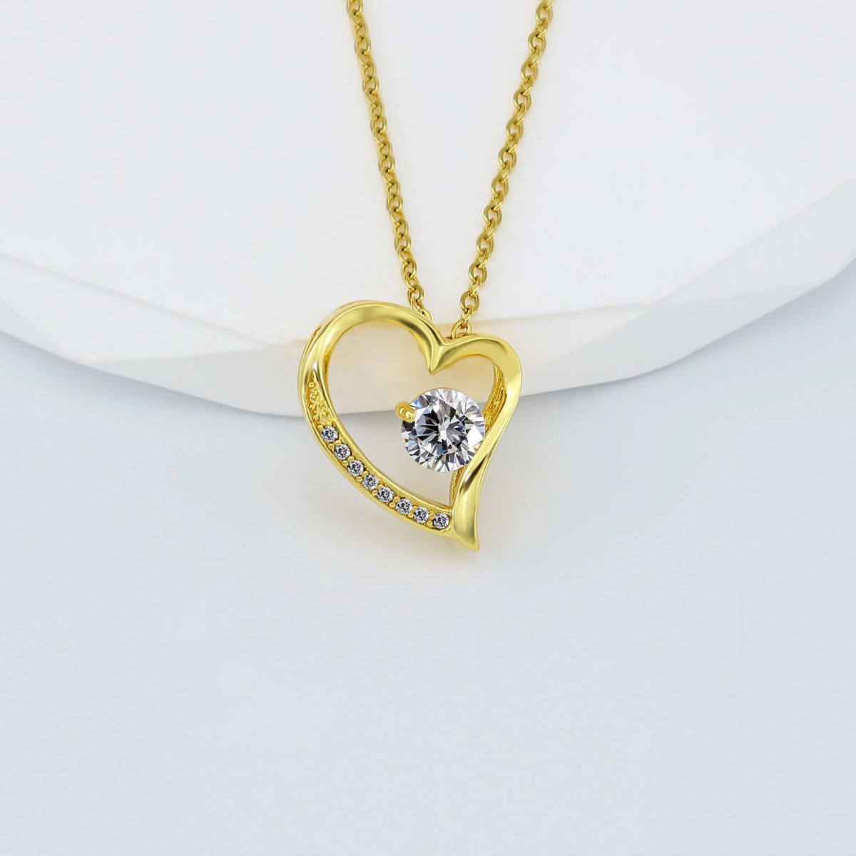 Rafini Twinkle Heart Gold lantisor aur 18k