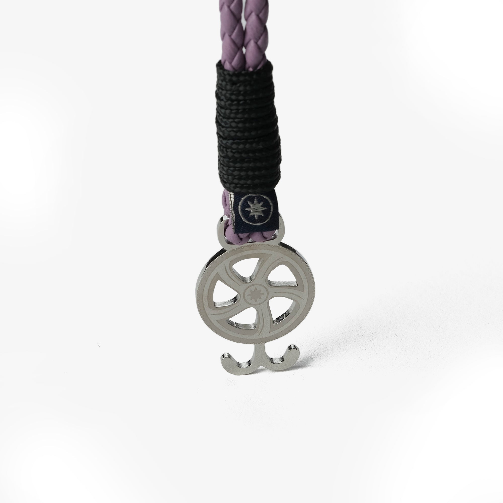 Old Skipper Lavender Twilight brățară Wheel piele lila
