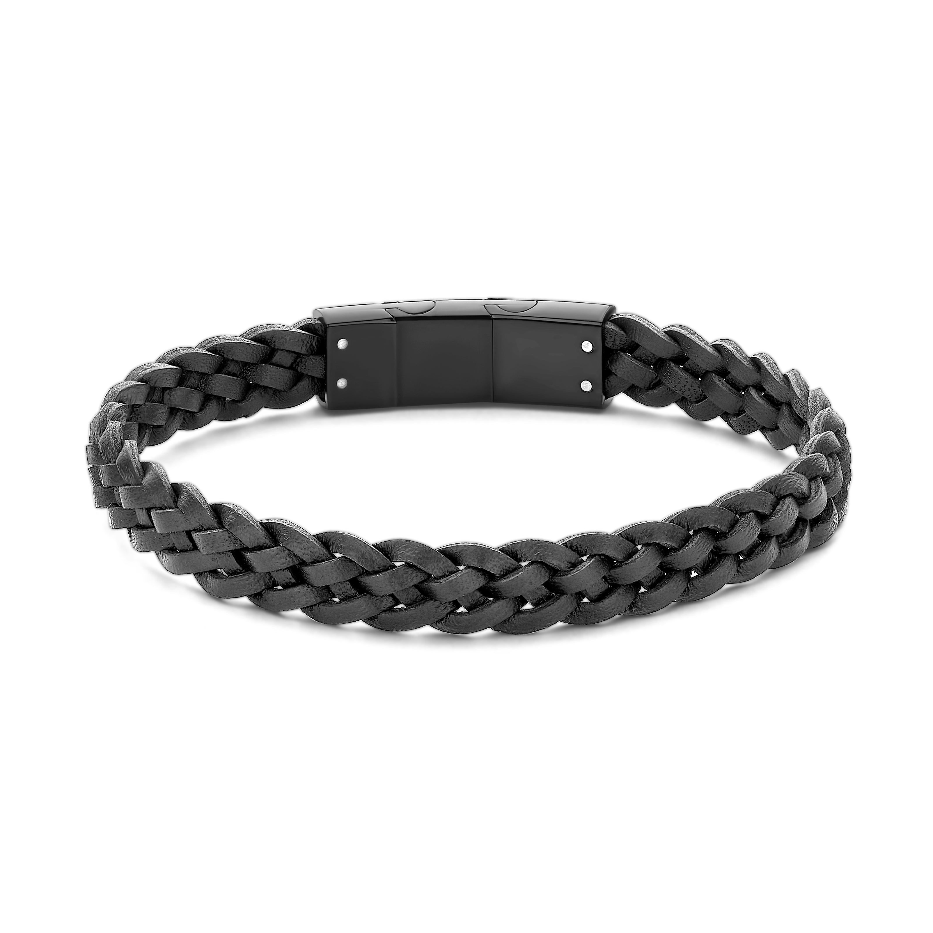 Frank 1967 Black Details brățară piele maro