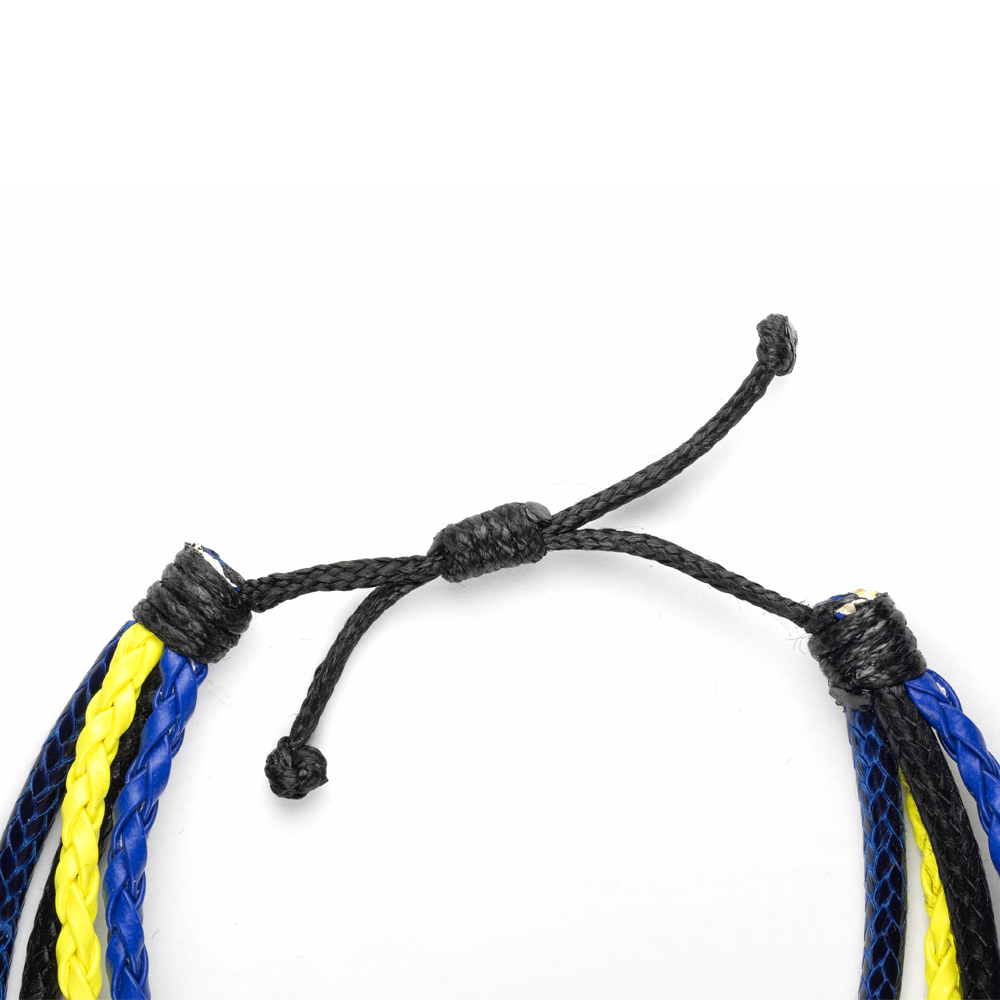 CrisFeather Jeans Choice brățară piele albastru