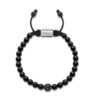 Dualstax Black Onix bratara onix mat 6mm reglabila