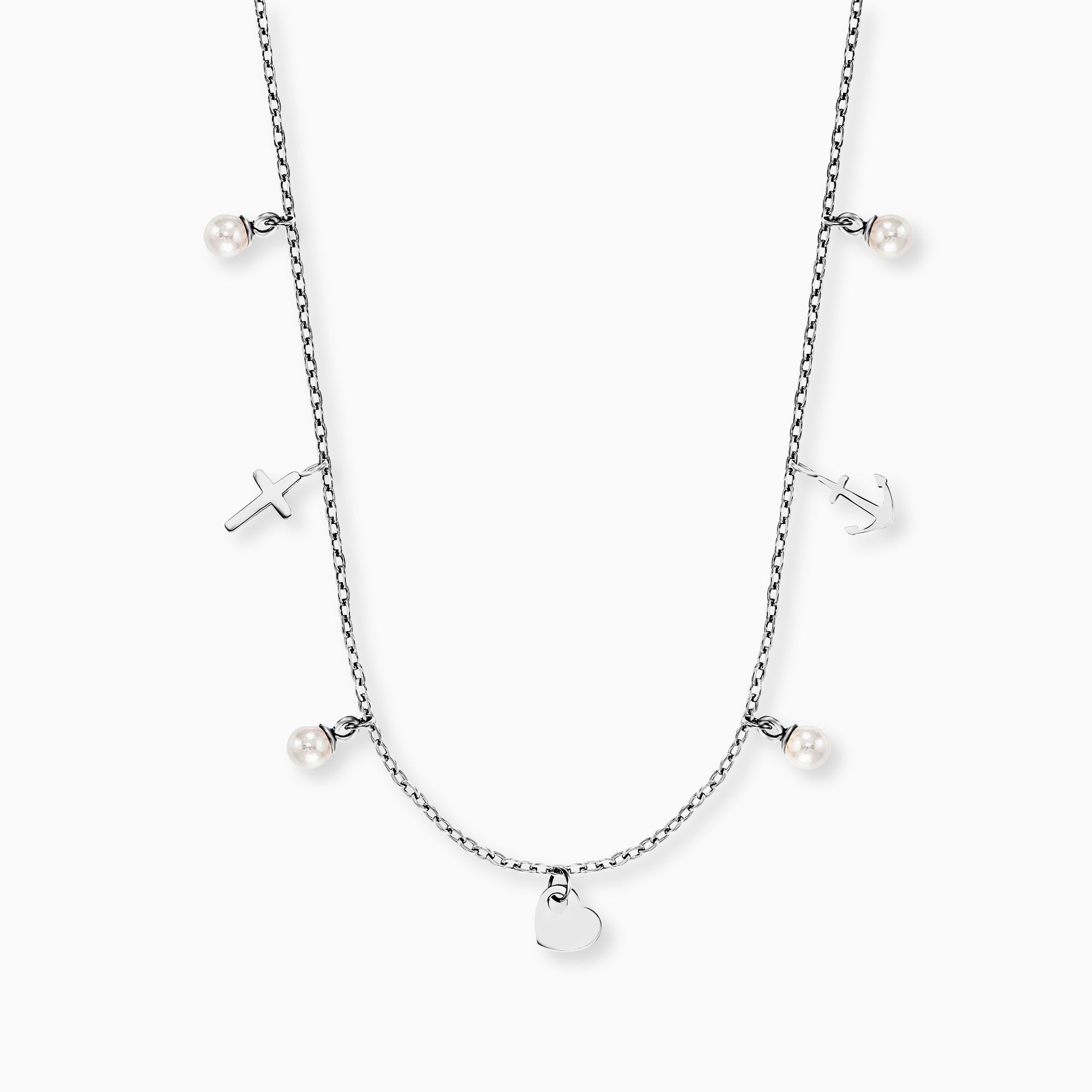 MySteel Faith Love Hope colier oțel cu felicitare