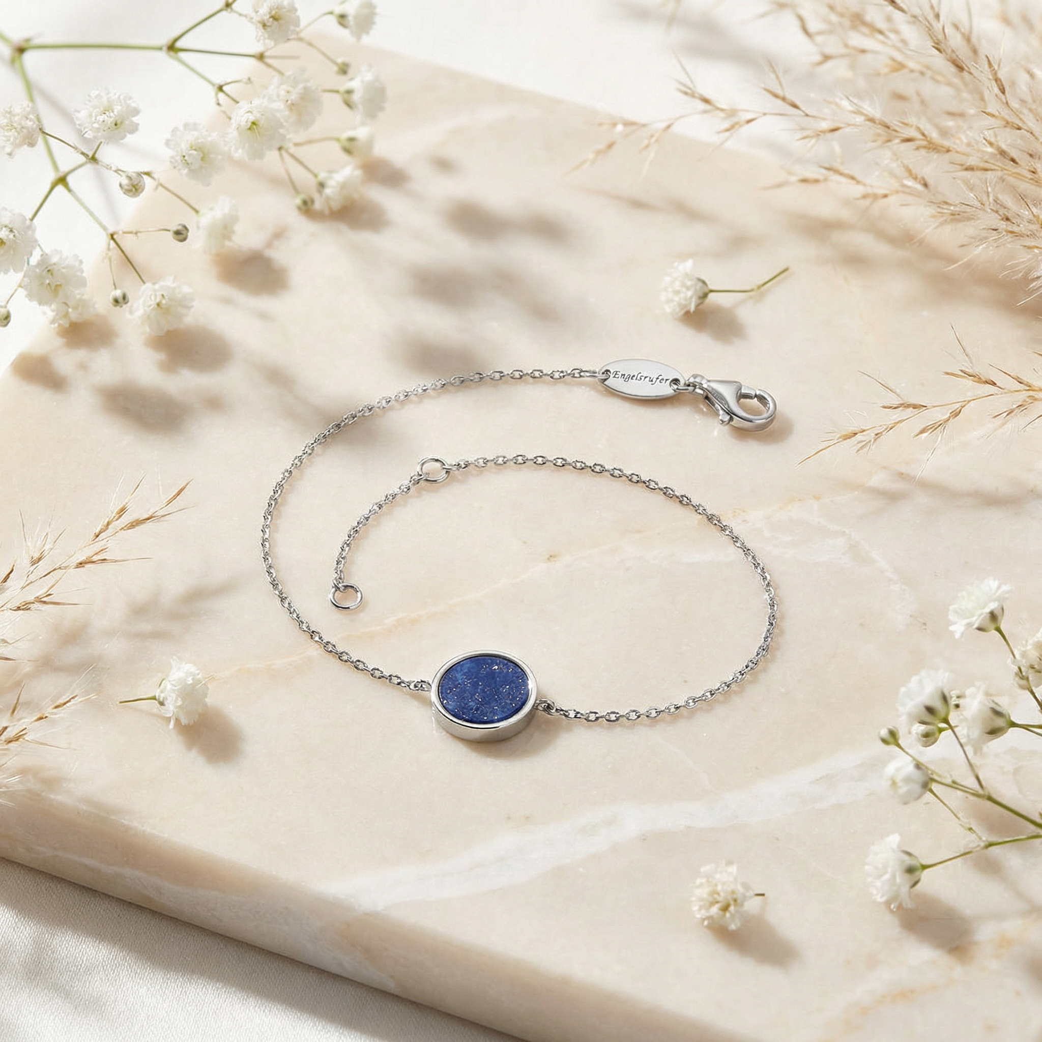 Engelsrufer Powerful Stone bratara argint lapislazuli albastru