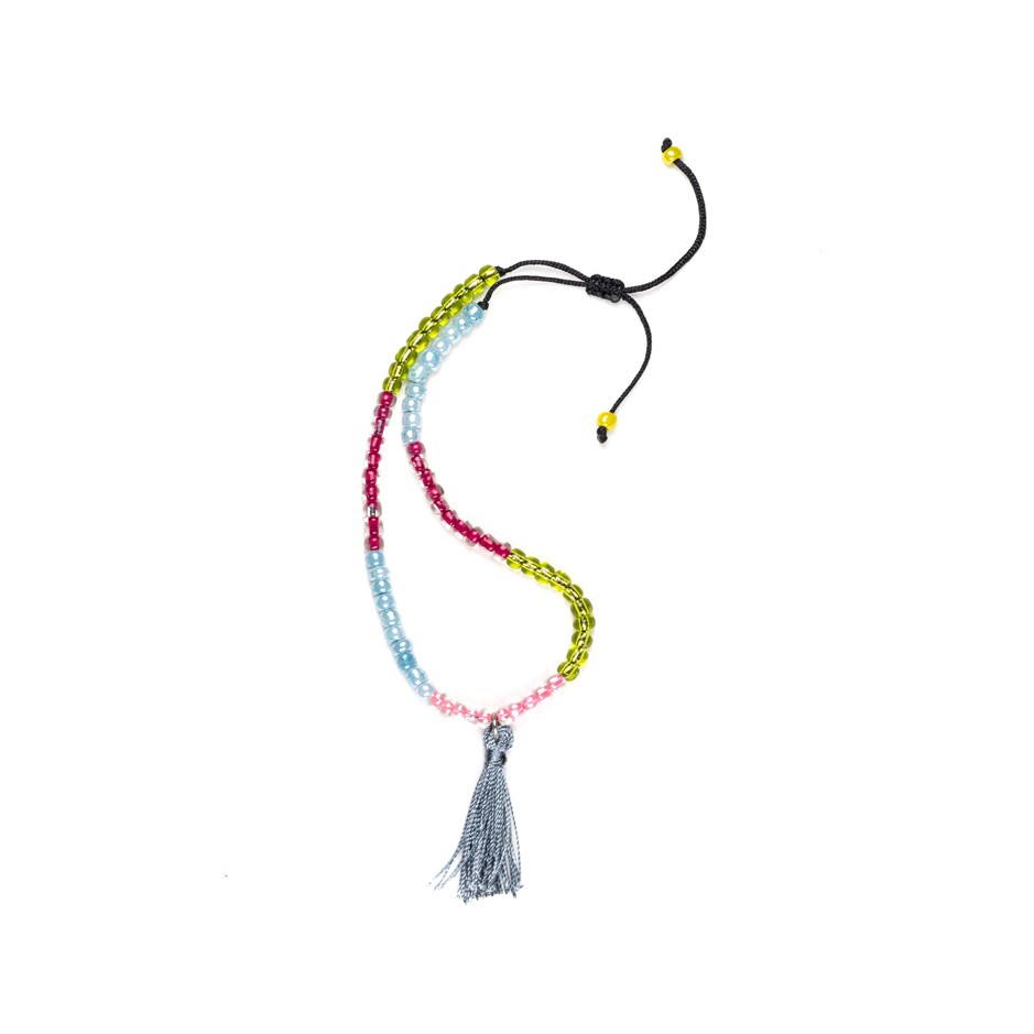 CrisFeather Tira brățară gleznă mărgele multicolor