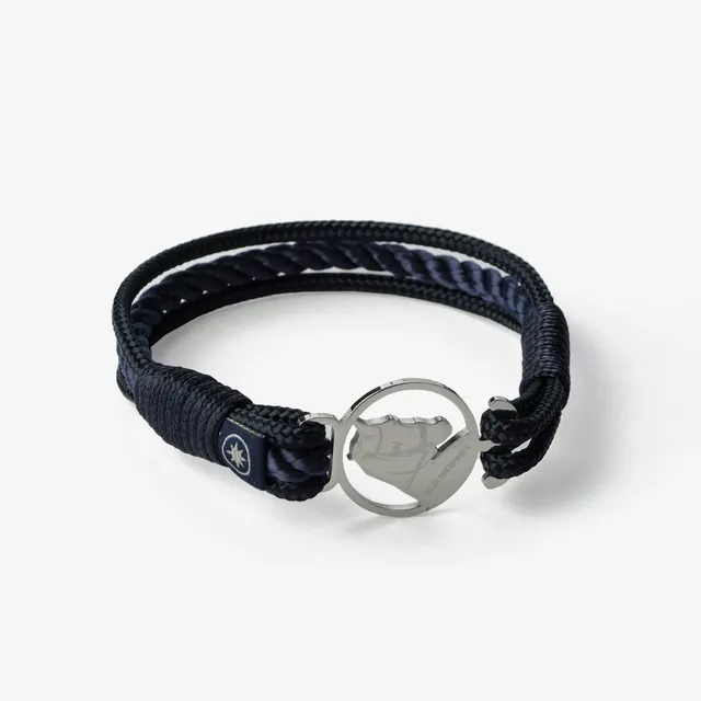 Old Skipper Midnight Explorer brățară funie bleumarin cal L