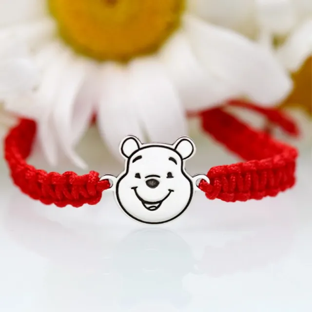 Margeluta.dincristal Winnie The Pooh brățară reglabilă argint 925