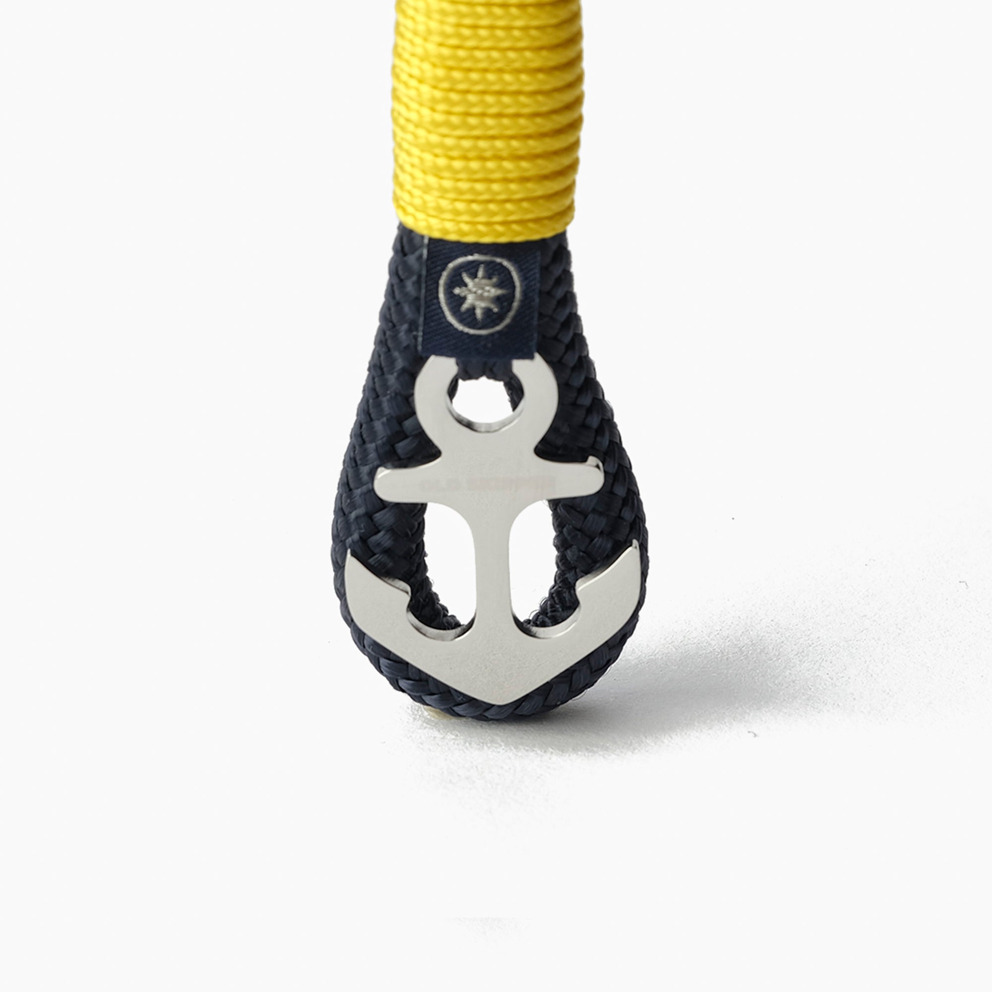 Old Skipper Nautical Rope breloc sfoară ancoră galben