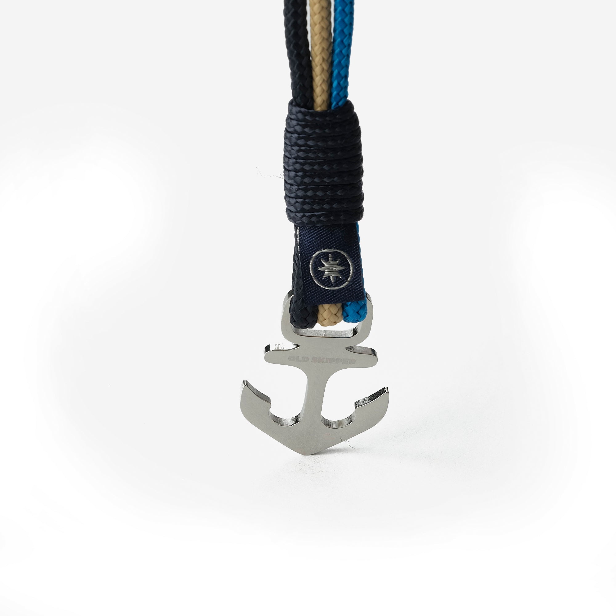 Old Skipper Seashore Tri-Tone brățară sfoară Anchor albastru