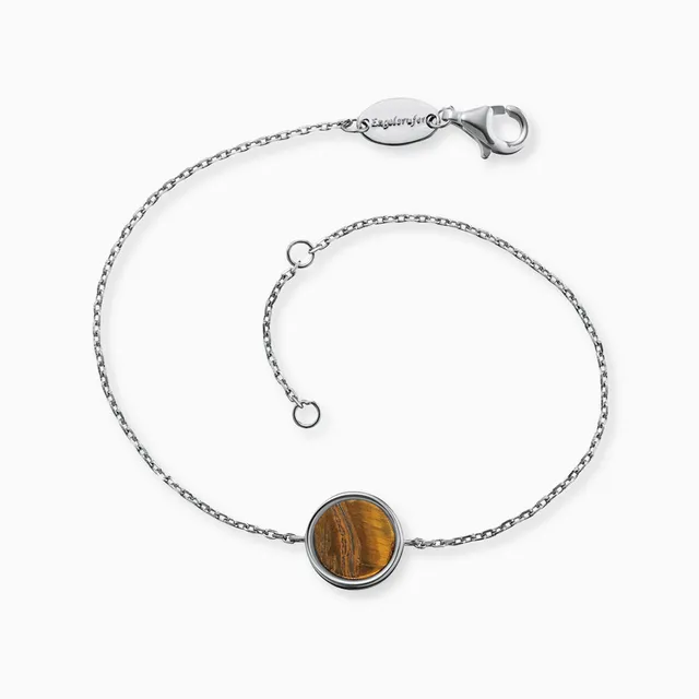 Engelsrufer Powerful Stone bratara argint ochi de tigru