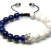 dualstax no.10 bratara dama lapis howlite reglabila 8mm