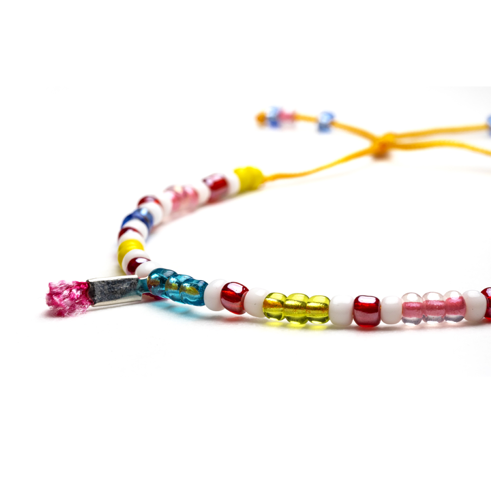 CrisFeather Anna brățară gleznă mărgele multicolor