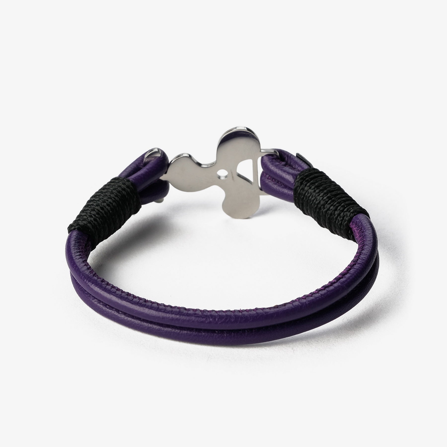 Old Skipper Royal Amethyst brățară piele Propeller mov