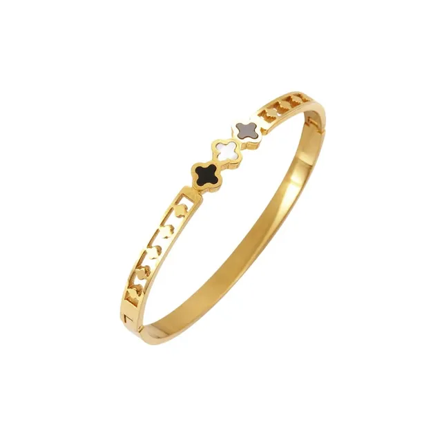 Rafini Triple Charm bratara placata aur reglabila
