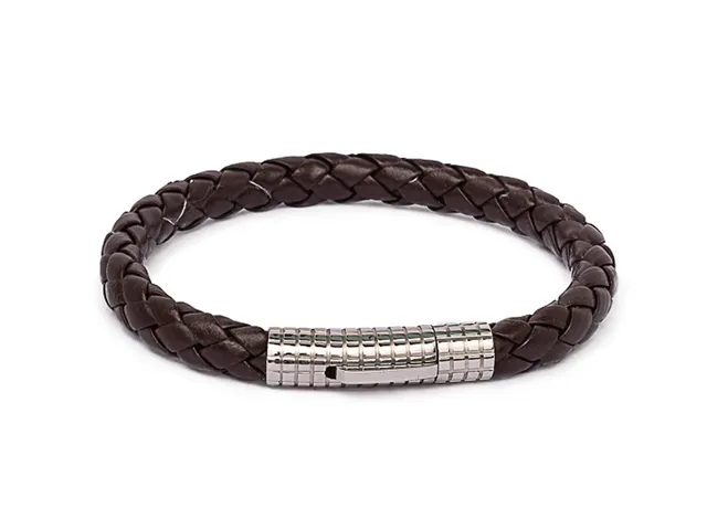 Dualstax Piele No 8 bratara piele maro 6mm