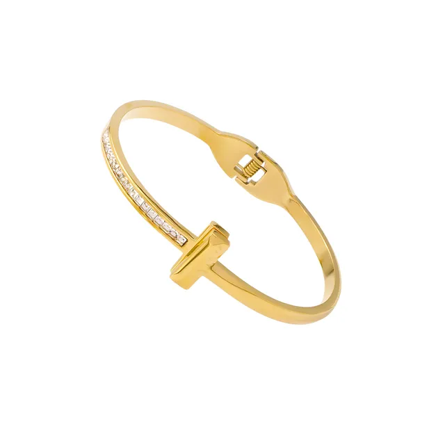 Rafini Royal Icon brățară placată aur 18k
