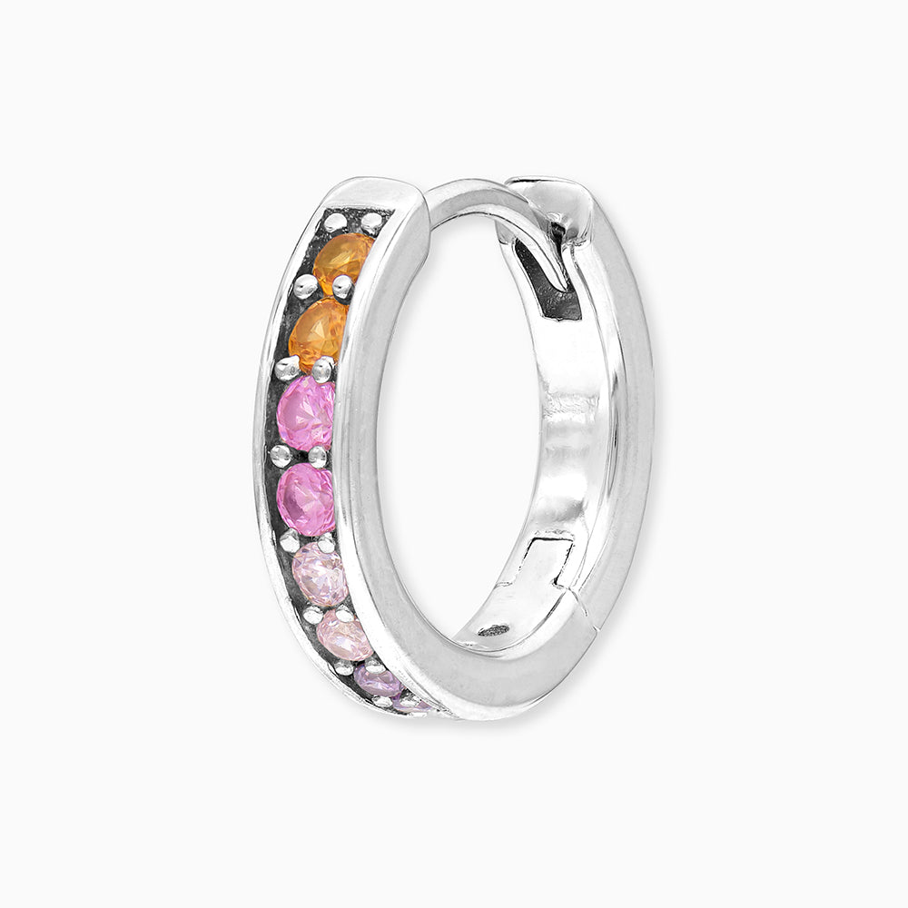 Engelsrufer Regenbogen creole argint zirconia multicolor