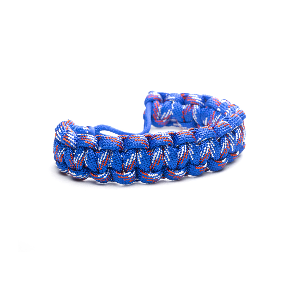 CrisFeather Waves brățară paracord bărbați albastru 2m