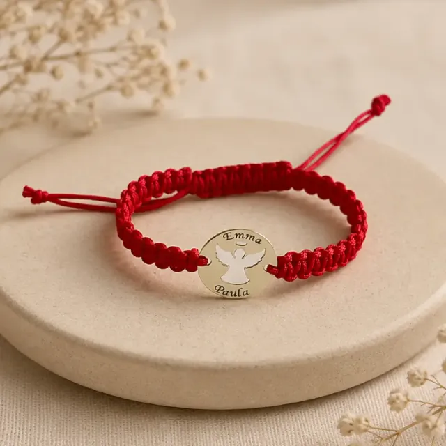Mărgeluța din Cristal brățară reglabilă aur 14K personalizată cu bănuț