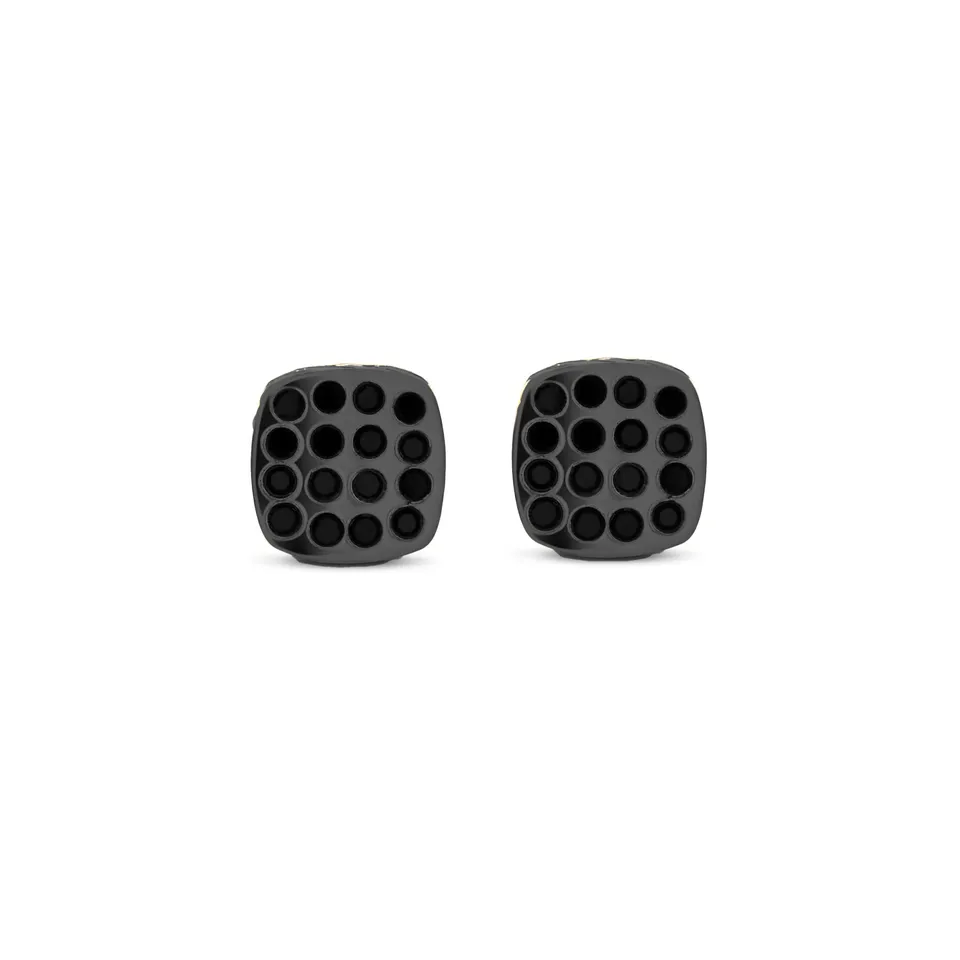 Frank 1967 Black Zirconia cercei negri oțel