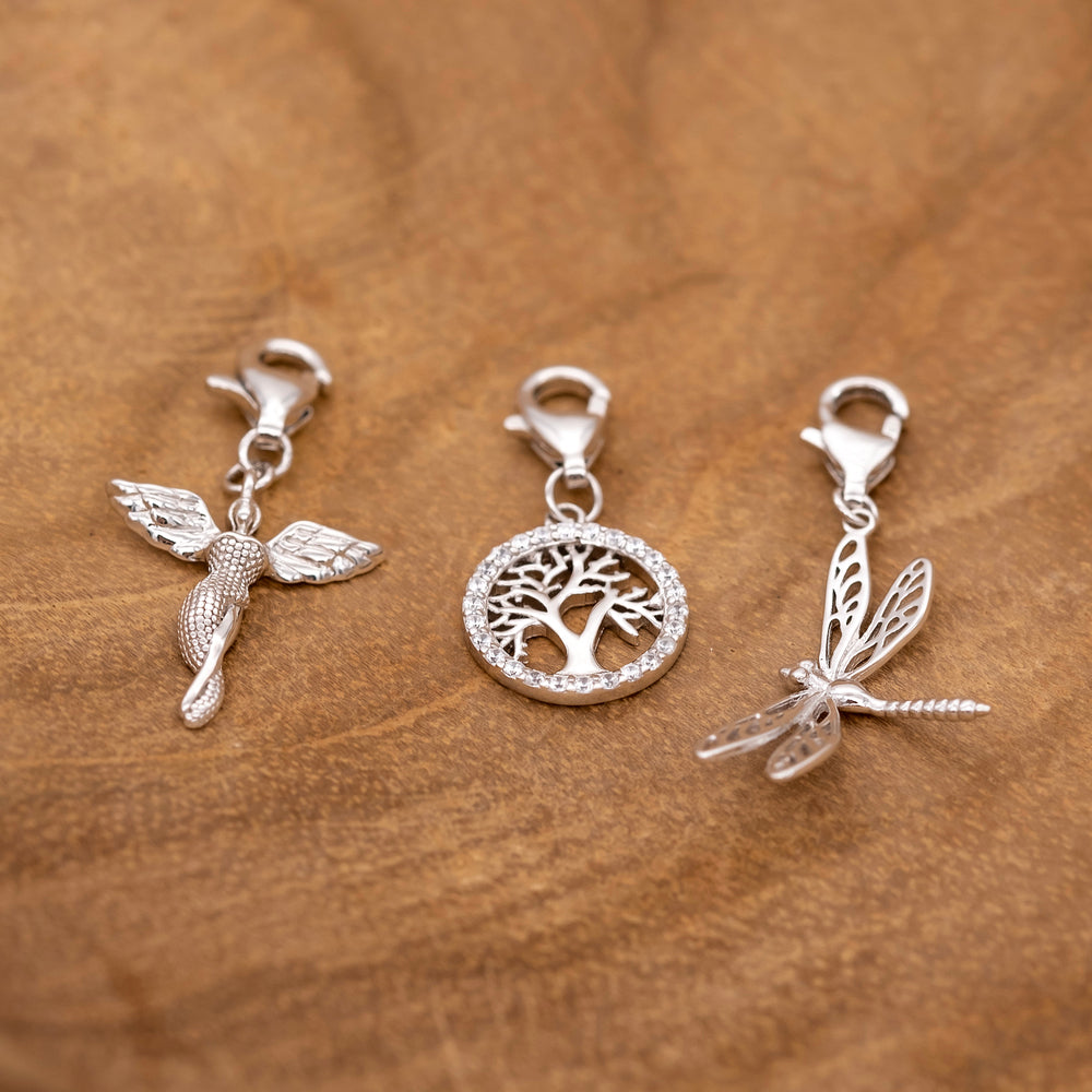 Engelsrufer Tree of Life charm argint 925 zirconia