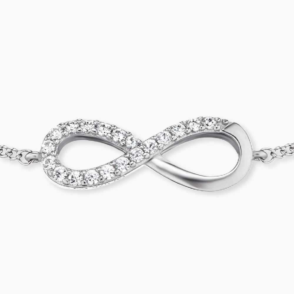 Engelsrufer Infinity brățară argint 925 cu zirconia reglabilă
