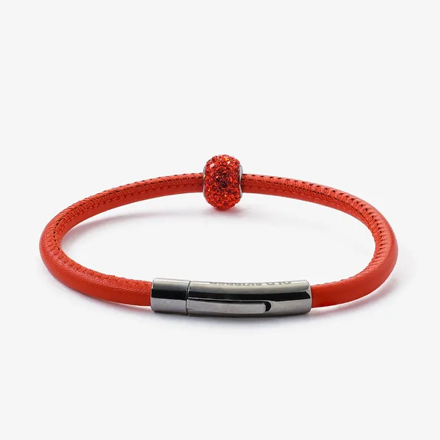 Old Skipper NPRSLB-954-TUBE-SILVER-charm-orange bratara 18cm
